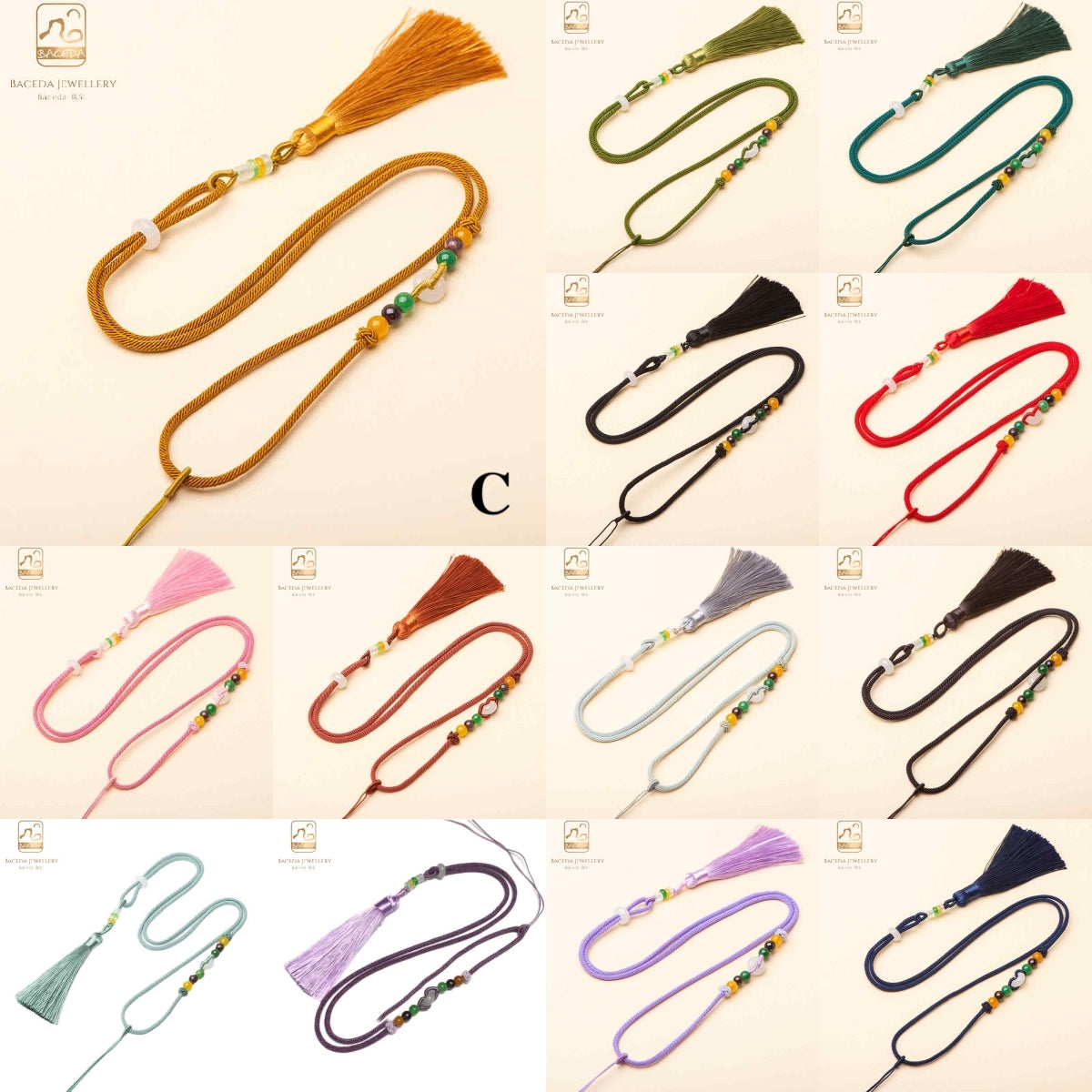 Baceda DIY Braided Rope  Accessaries for Pendants/Charms/Necklace