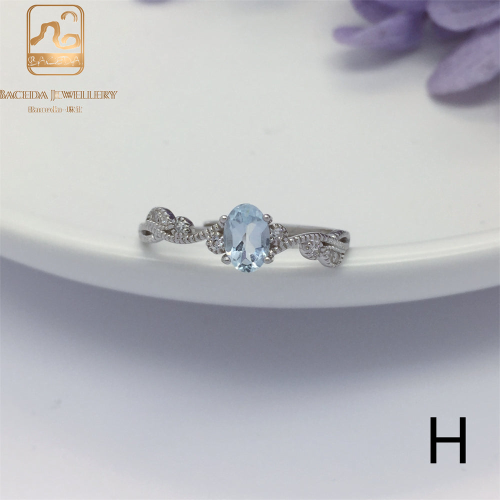 No.F-J Baceda natural Topaz S925 Ring adjustable/free size with certificate