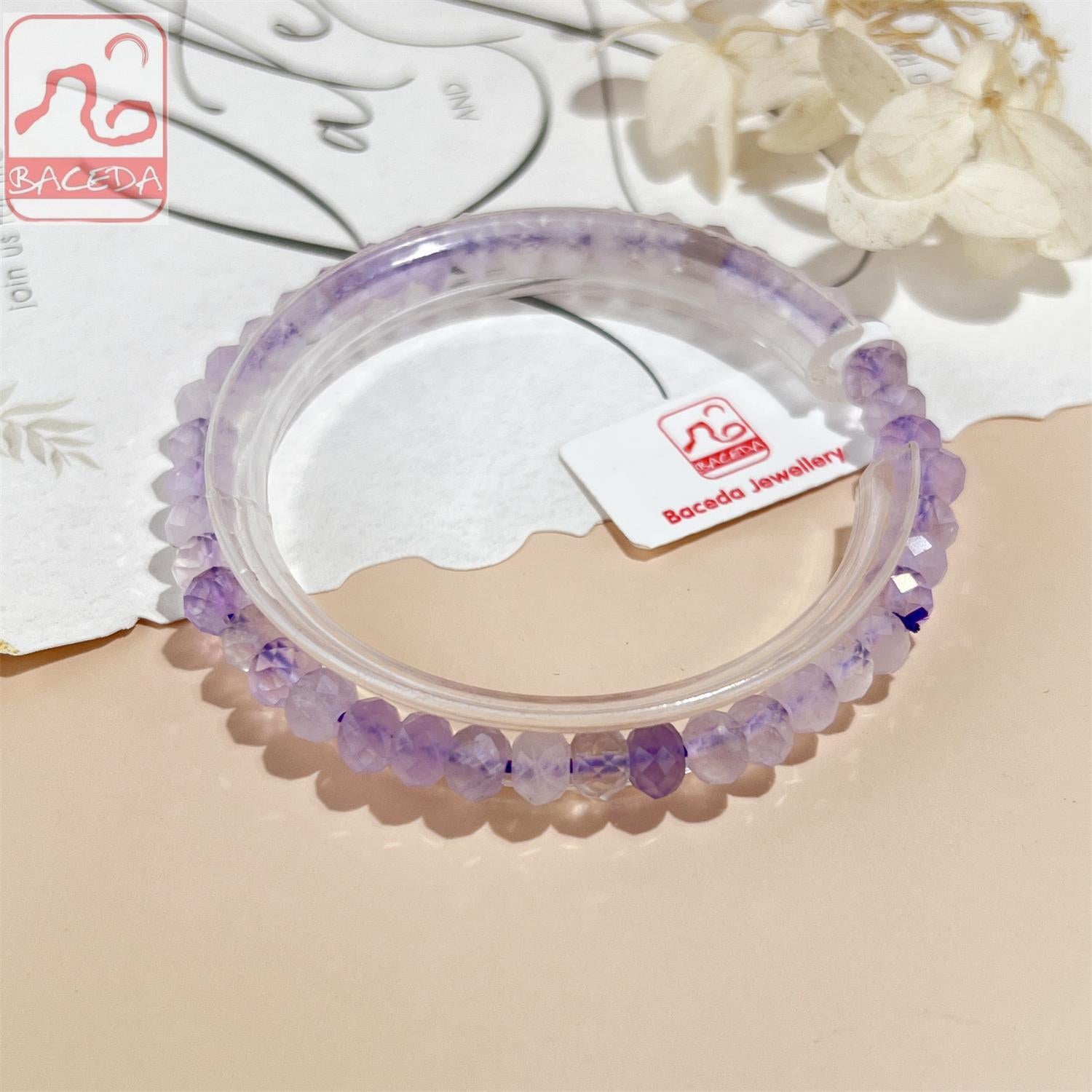 Facted Mini beaded Bracelet Collection Tourmaline c itrine sunstone amethyst spinel sapphire topaz labradorite Serpentine