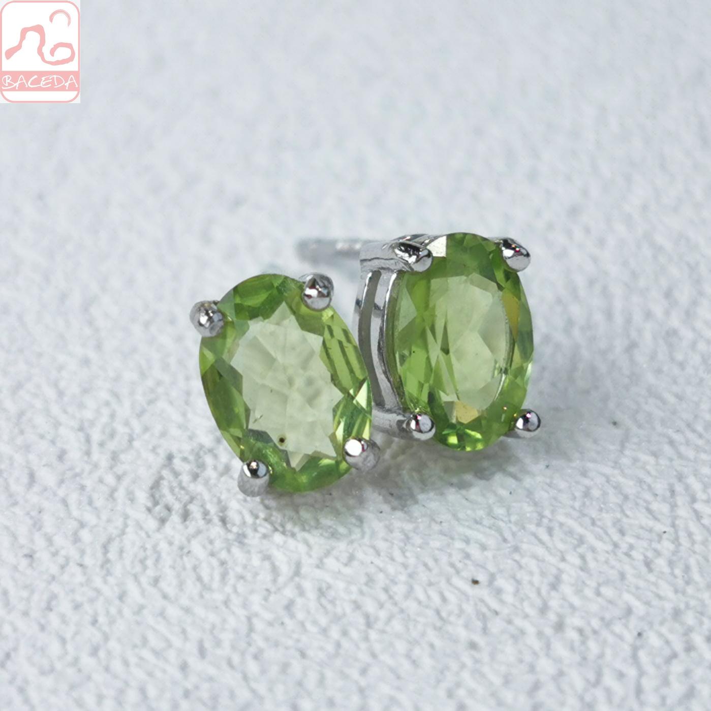 20230110 Hoa tai đinh tán đá thạch anh tím/vàng chanh/vàng lục bảo/topaz/garnet S925 hàng ngày 