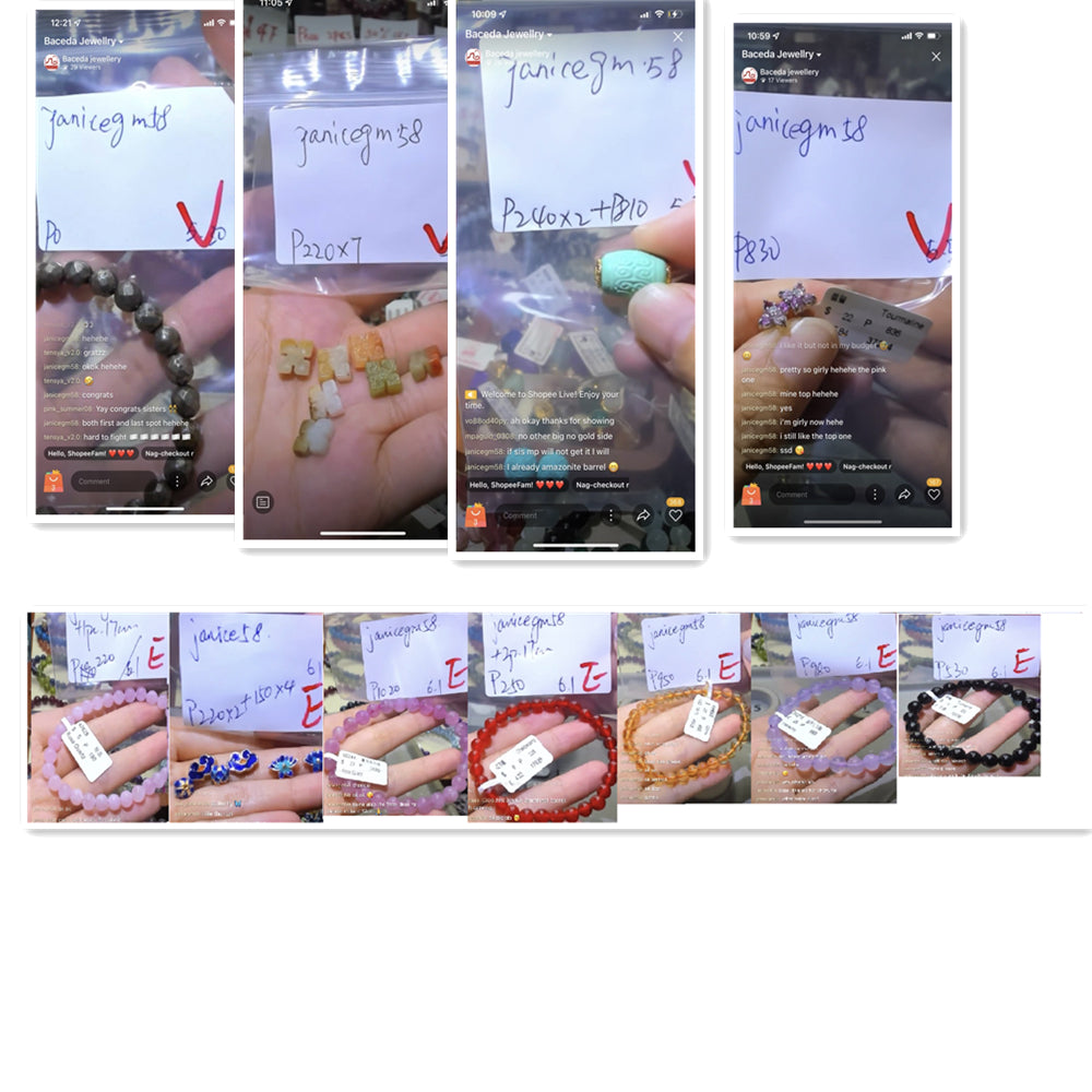 Vòng tay đá mã não tím Baceda Natural Crystal Nutural dành cho nữ và nam kèm giấy chứng nhận và hộp quà tặng