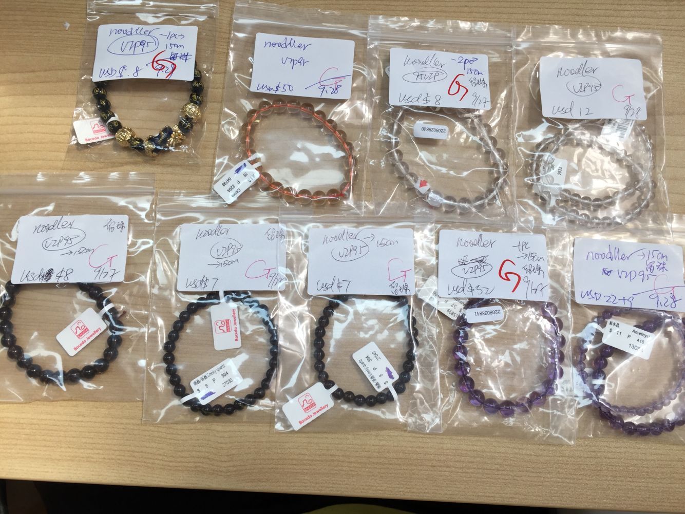 Vòng tay pha lê trắng thạch anh trong suốt Baceda Natural Crystal Faceted 64 mặt loại pha lê Pha lê chữa bệnh cho nam và nữ kèm giấy chứng nhận và hộp quà tặng