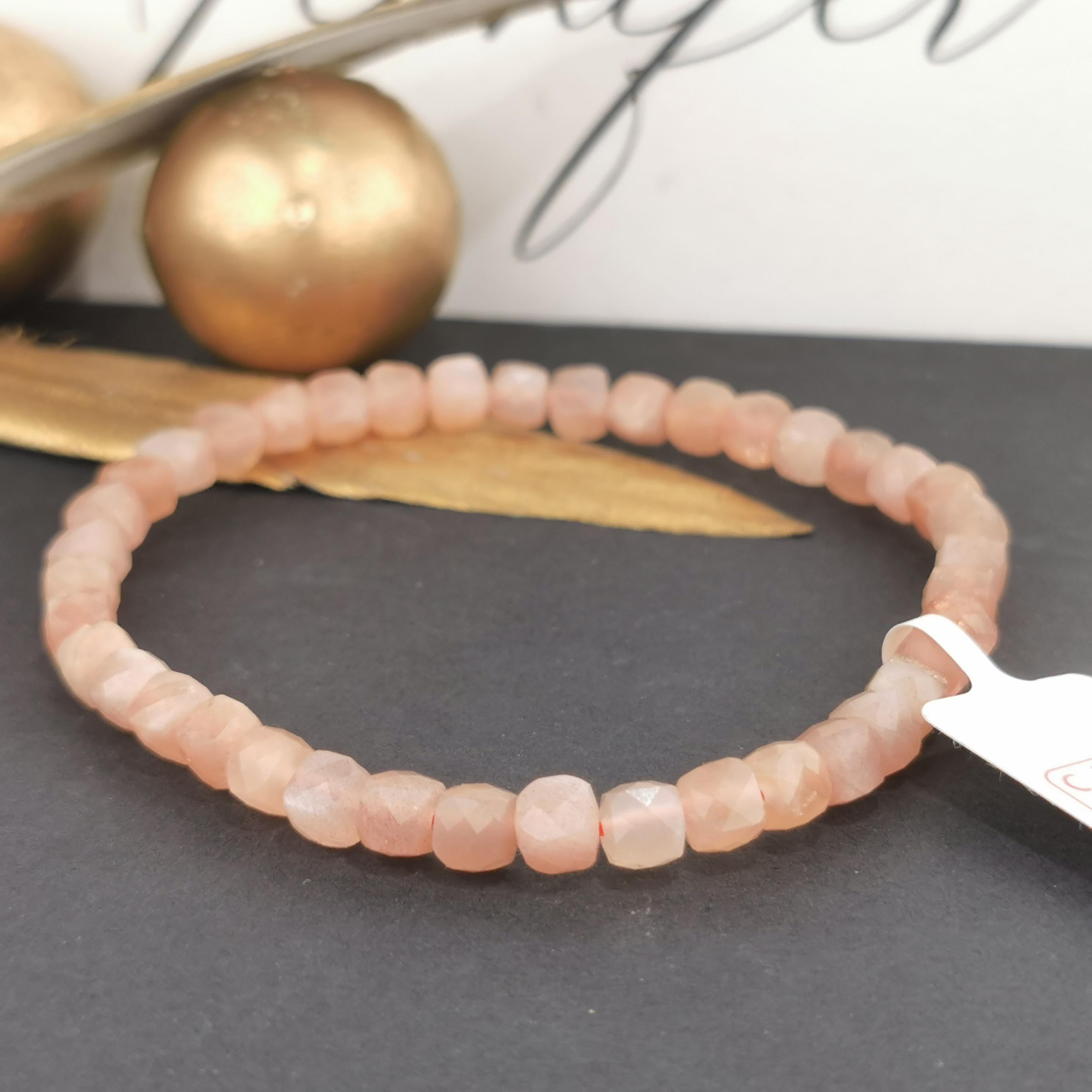 Facted Mini beaded Bracelet Collection Tourmaline c itrine sunstone amethyst spinel sapphire topaz labradorite Serpentine